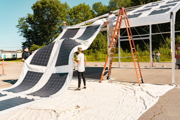 Pvilion Solar Fabric